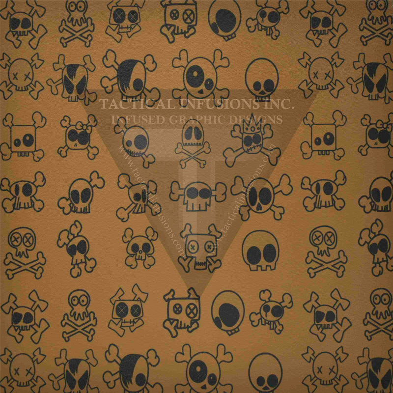 Funky Skulls (shown on Coyote Brown) .080"
