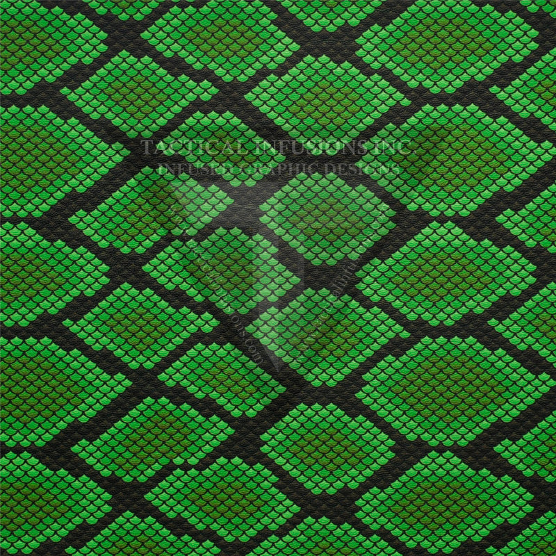 Green Snake Skin Version 2 on Zombie Green .080"