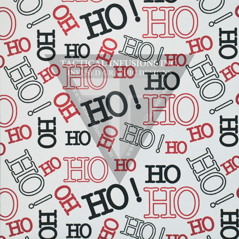 Ho!Ho!Ho! Pattern on White .080"