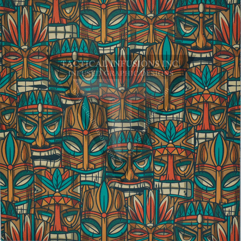 Tiki Pattern on Desert Tan .080"