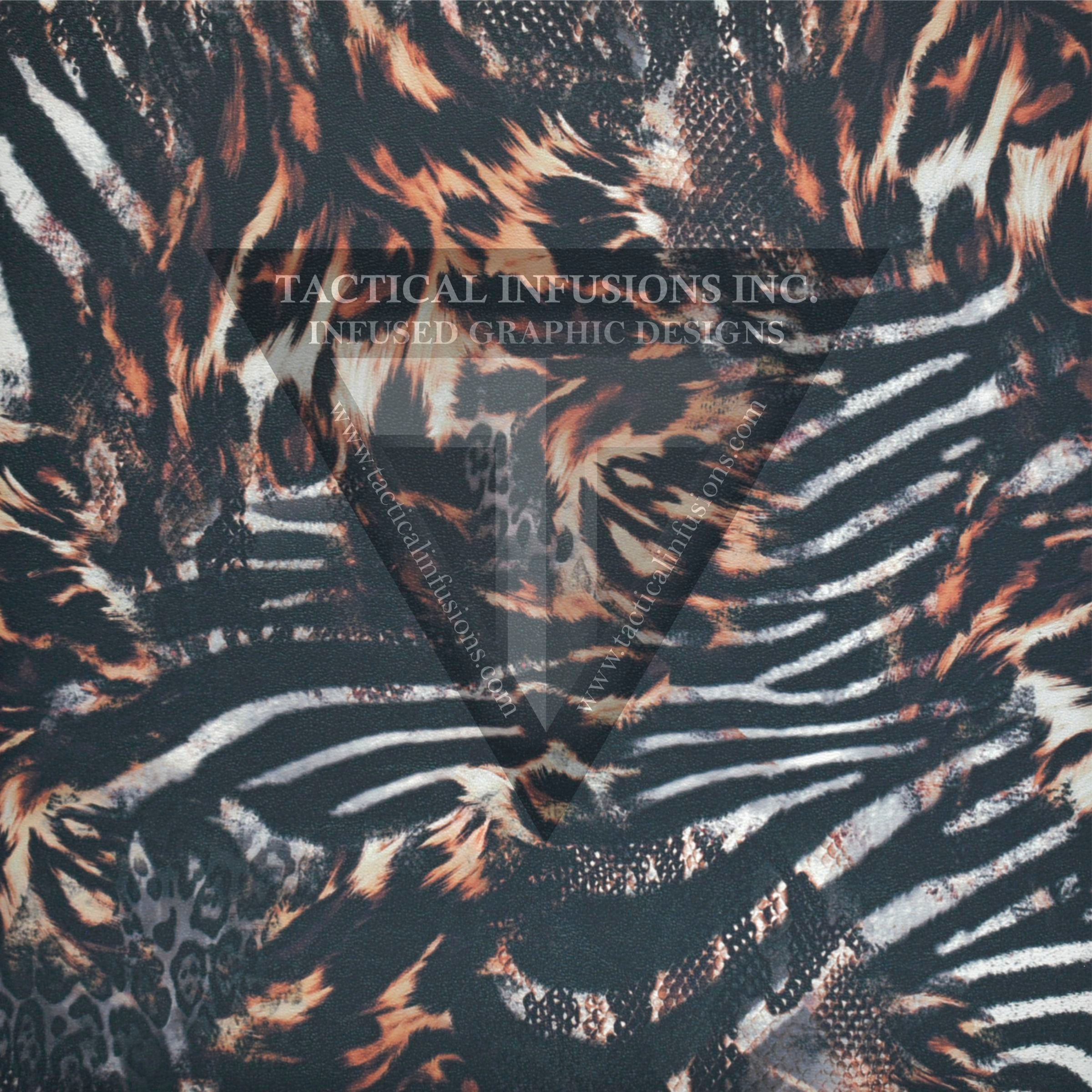 Zebra/Leopard/Snake on White .080