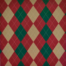 Christmas Argyle on Desert Tan .080"