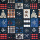 Christmas Patchwork on White .080"