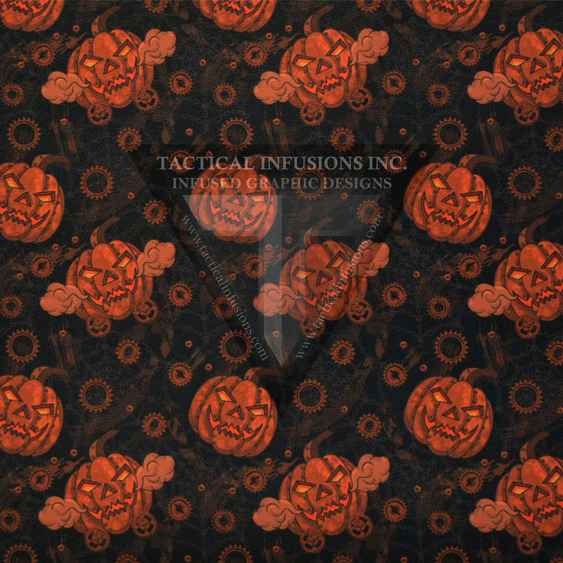 Steampunk Pumpkins on Desert Tan .080"