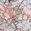 White Marble Splatter on White  .080