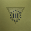 3% with Stars Black Logo (Shown on Army Green) .080"