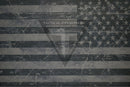American Grunge Flag Subdued (shown on Gun Metal) .080"