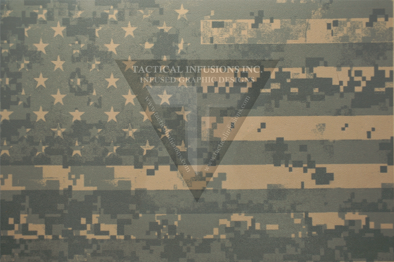 Army Digital Flag on Desert Tan .080"