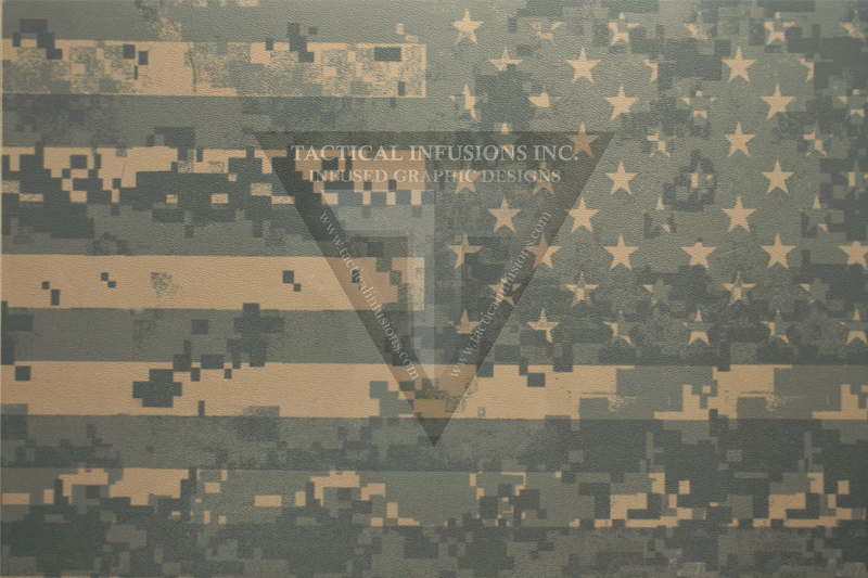 Army Digital Flag on Desert Tan .080"