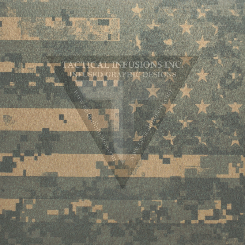 Army Digital Flag on Desert Tan .080"