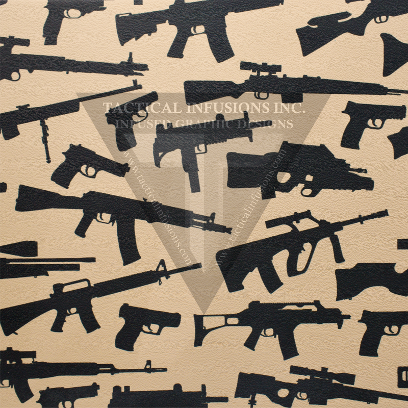 Assorted Gun Pattern (shown on Desert Tan) .080"