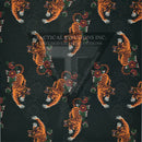 Orange Bali Tiger on White .080"