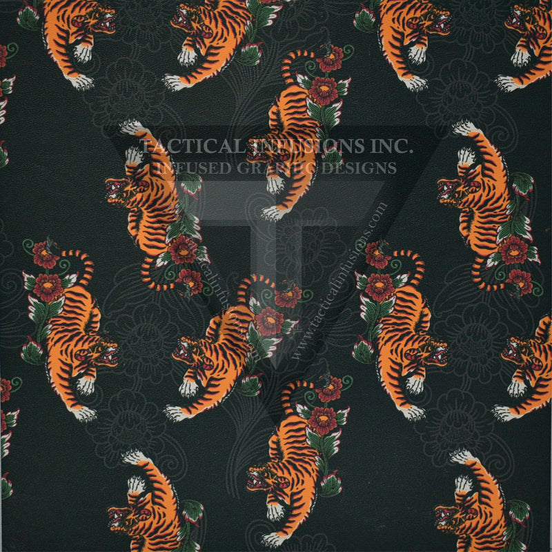 Orange Bali Tiger on White .080"