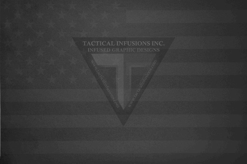Black US Flag on Black .080"