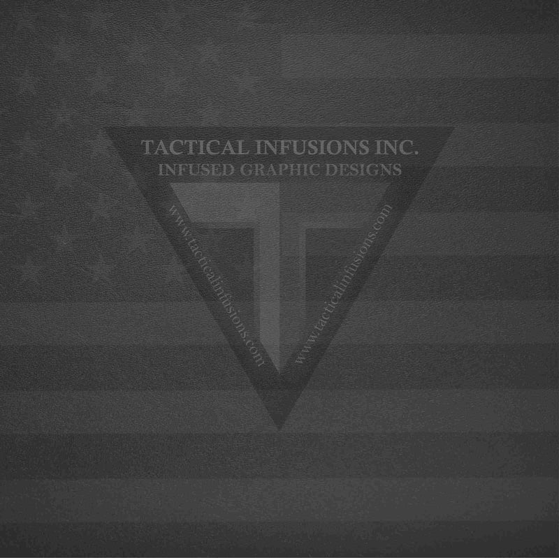 Black US Flag on Black .080"