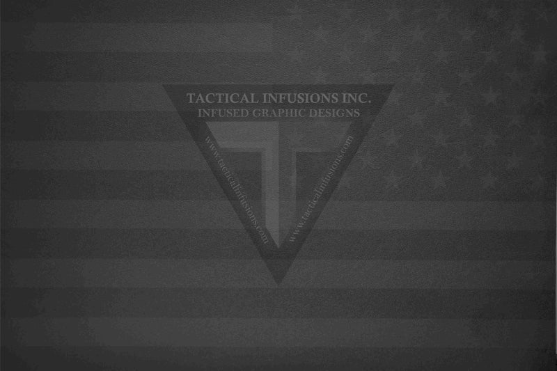 Black US Flag on Black .080"