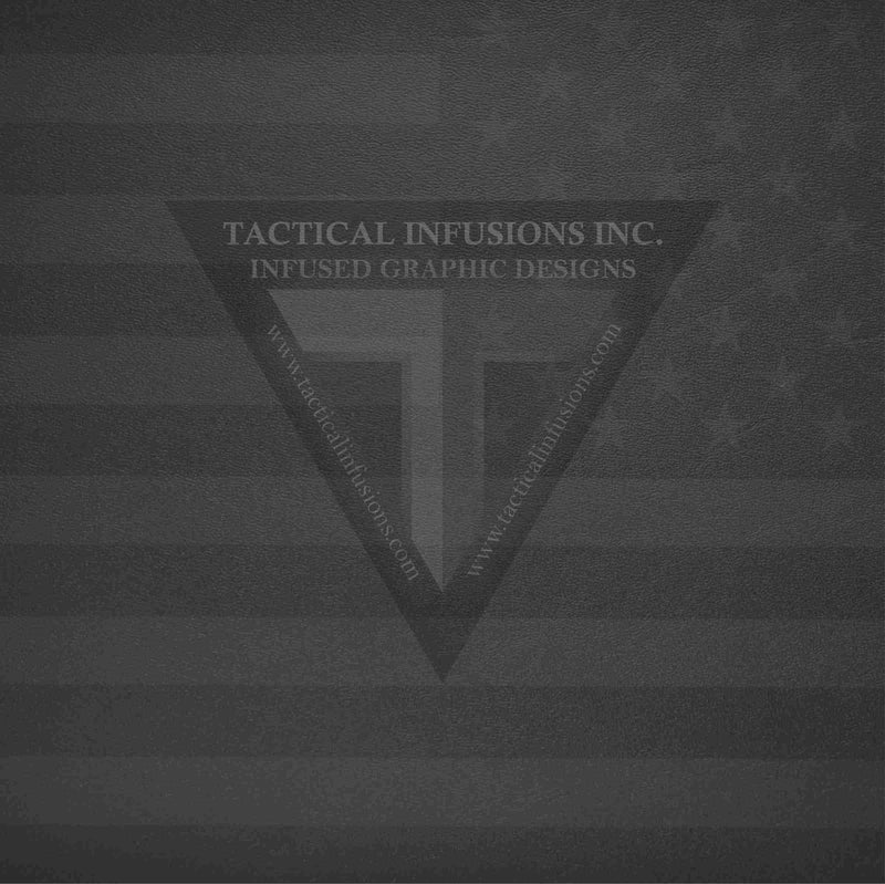 Black US Flag on Black .080"