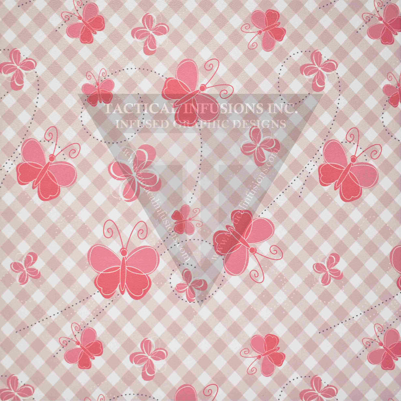 Butterfly Plaid on White .080"