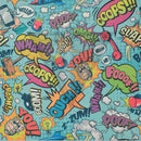 Comic Elements on White .080"