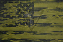 Dark Green Flag Camo on Desert Tan .080"