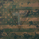 Marpat Digital Flag on Desert Tan .080"