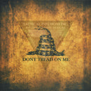 Don't Tread on Me Battleworn  on Mustard Yellow .080"