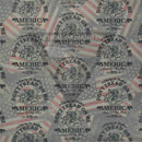 Don't Tread 1776 Color Flag Logo Pattern(shown on Light Grey) .080