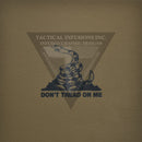 Don't Tread on Me (Black Logo) Shown on FDE Spring .080"