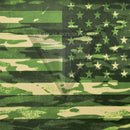 Forest Green Flag Camo  on Desert Tan .080"