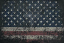 Full Star Full Color Flag on Light Grey .080"