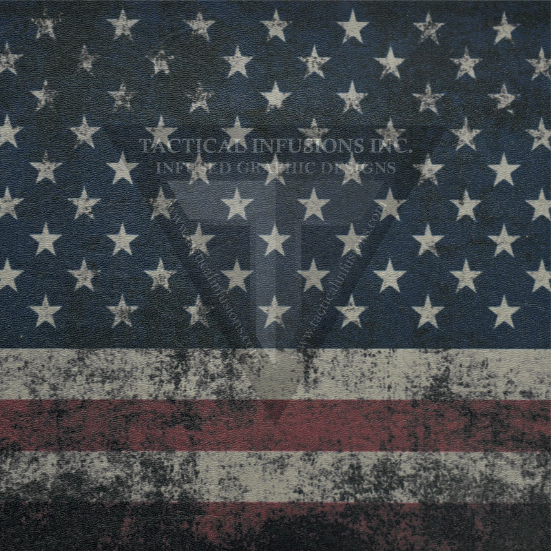 Full Star Full Color Flag on Light Grey .080"