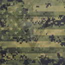 Green Digital Flag on Desert Tan .080"