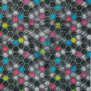 Jewel Hexagon on White .080"