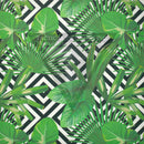 Jungle Plant Diamond Background on White .080"