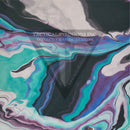 Liquid Texture Teal and Purple on White .080"
