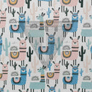 Llama White BackGround on White .080"