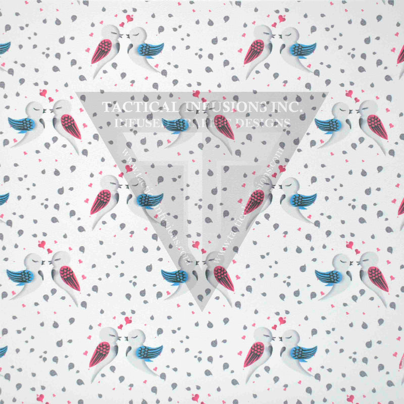 Love Birds on White .080"
