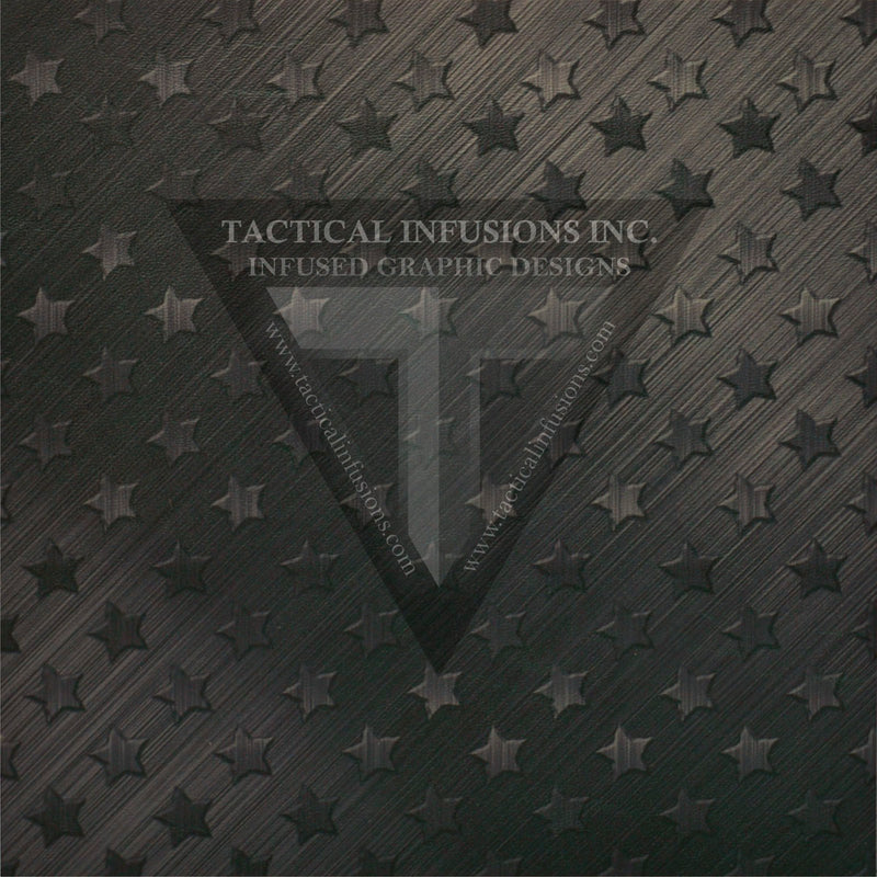 Metal Star Pattern Grey on Light Grey .080"