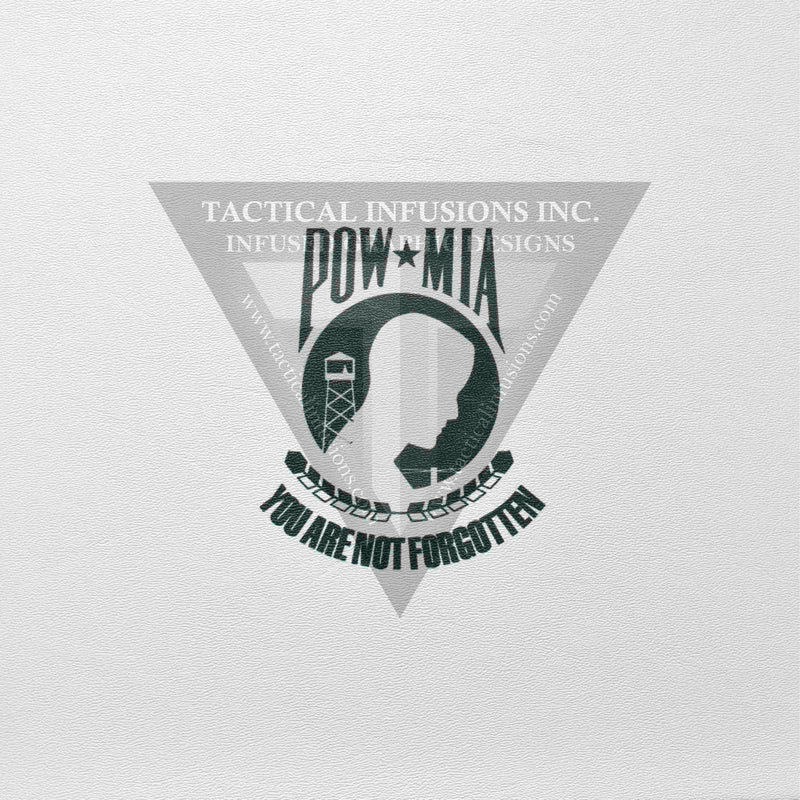 POW/MIA Black Logo (shown on White) .080"