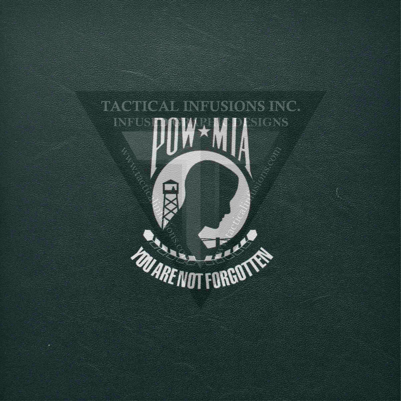 POW/MIA Black background (shown on White) .080"