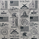 Patriot Pattern Battleworn shown on Light Grey .080"