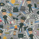 Police Pattern on White .080"