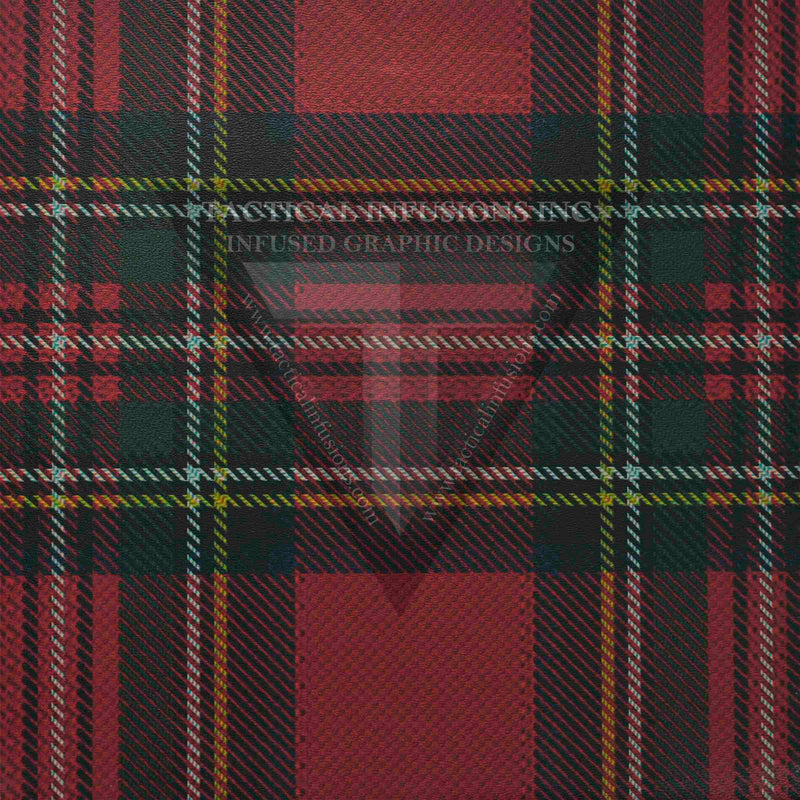 Red Plaid on Desert Tan .080