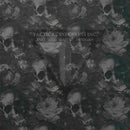 Skulls Subdued Flowers on Light Grey .080