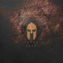 Spartan Molon Labe Bronze Worn Metal on Desert Tan .080