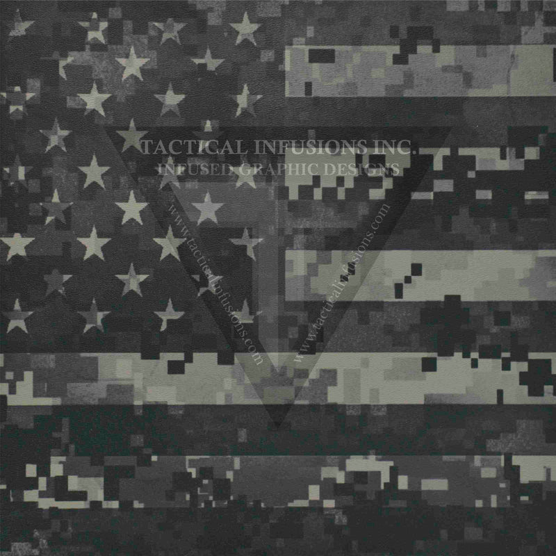 Subdued Digital Flag (shown on Light Grey) .080"