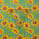 Sunflower Blue Background on White .080