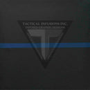 Thin Blue Line on Light Grey .080