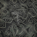 Topographical Map V2 Black Background (Shown on Light Grey) .080"