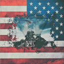 US Flag with Iwo Jima on White  .080